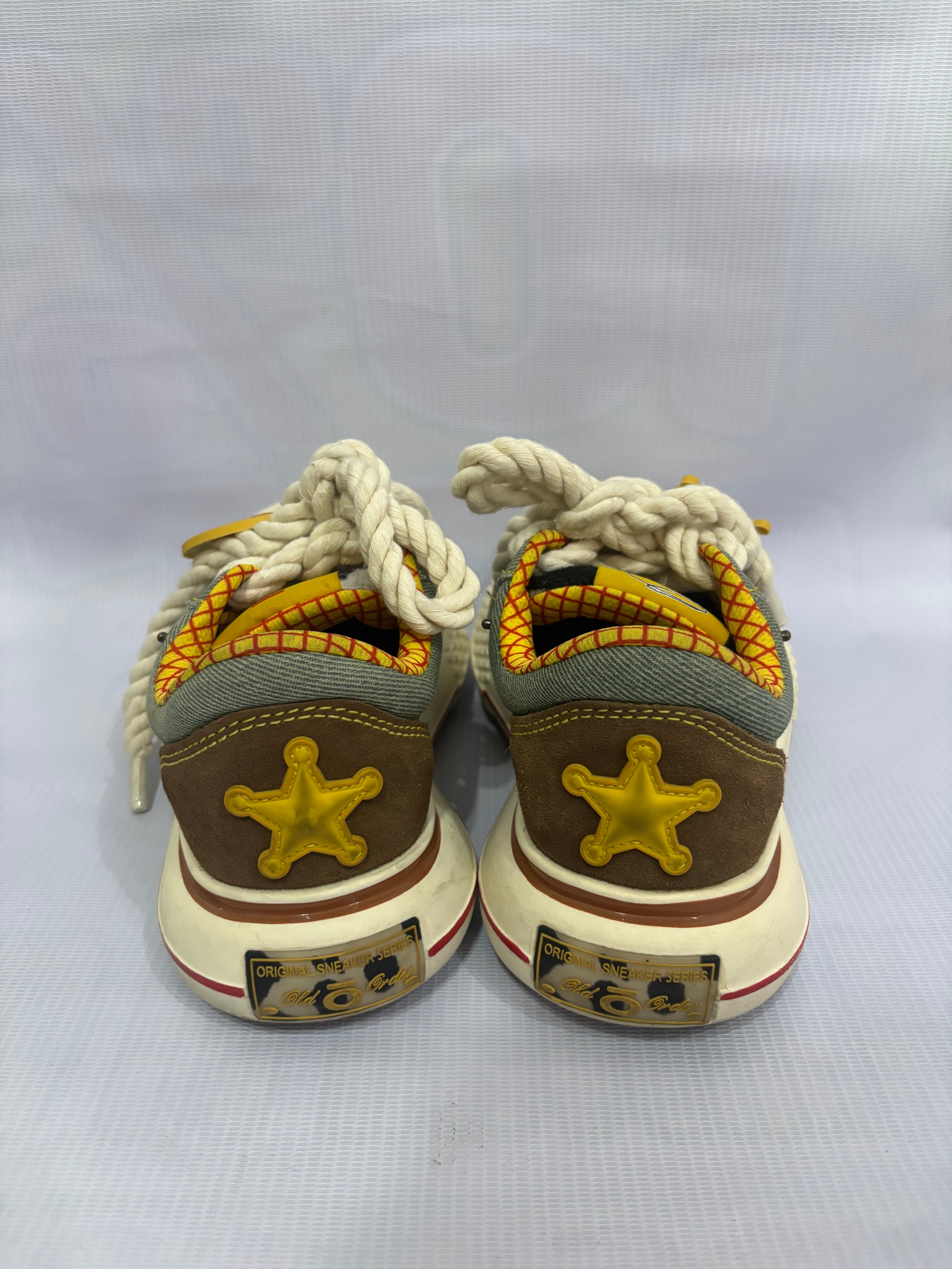 EUR 37 Sage Green Denim Old Order Men Shoes