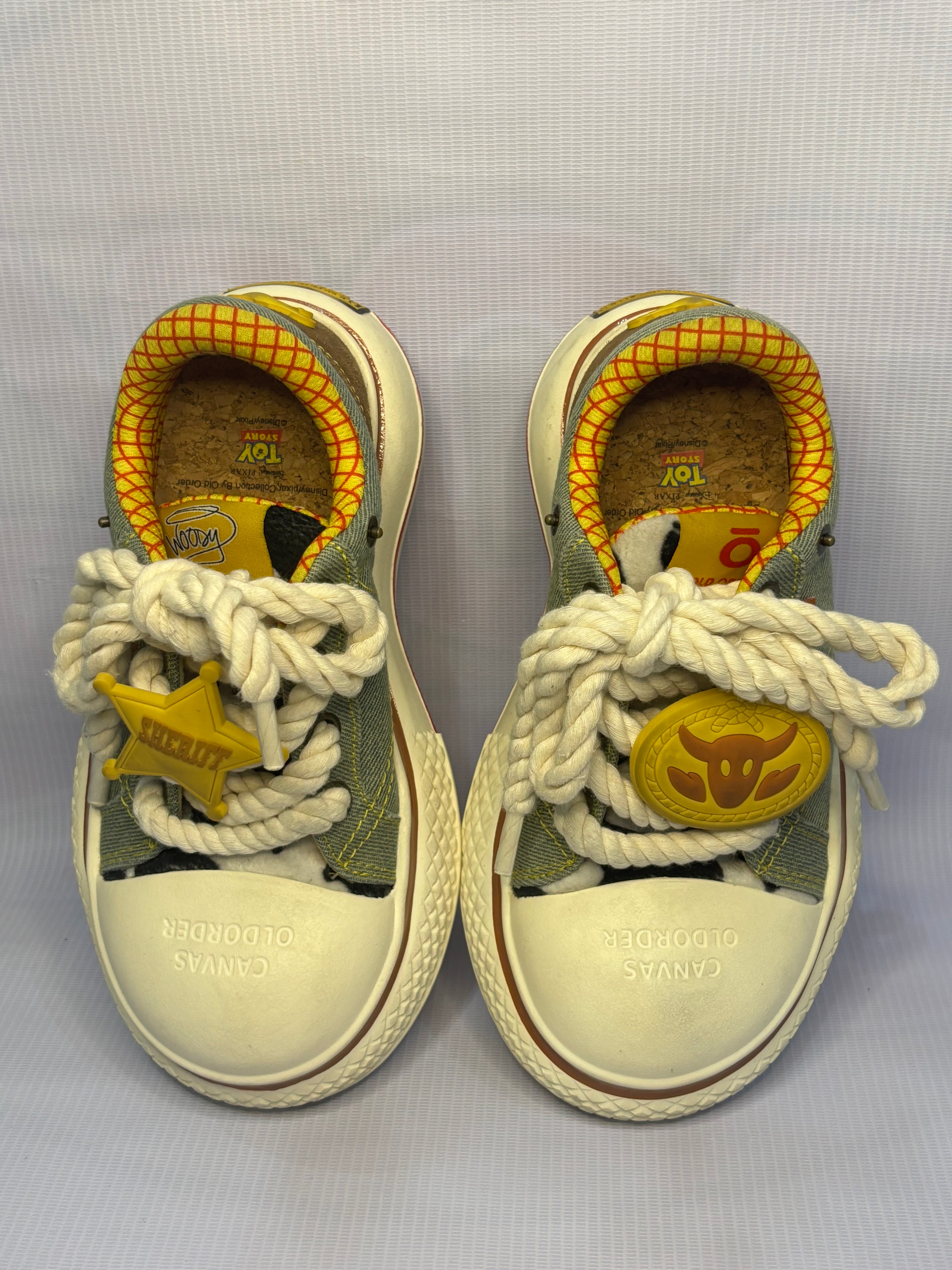 EUR 37 Sage Green Denim Old Order Men Shoes