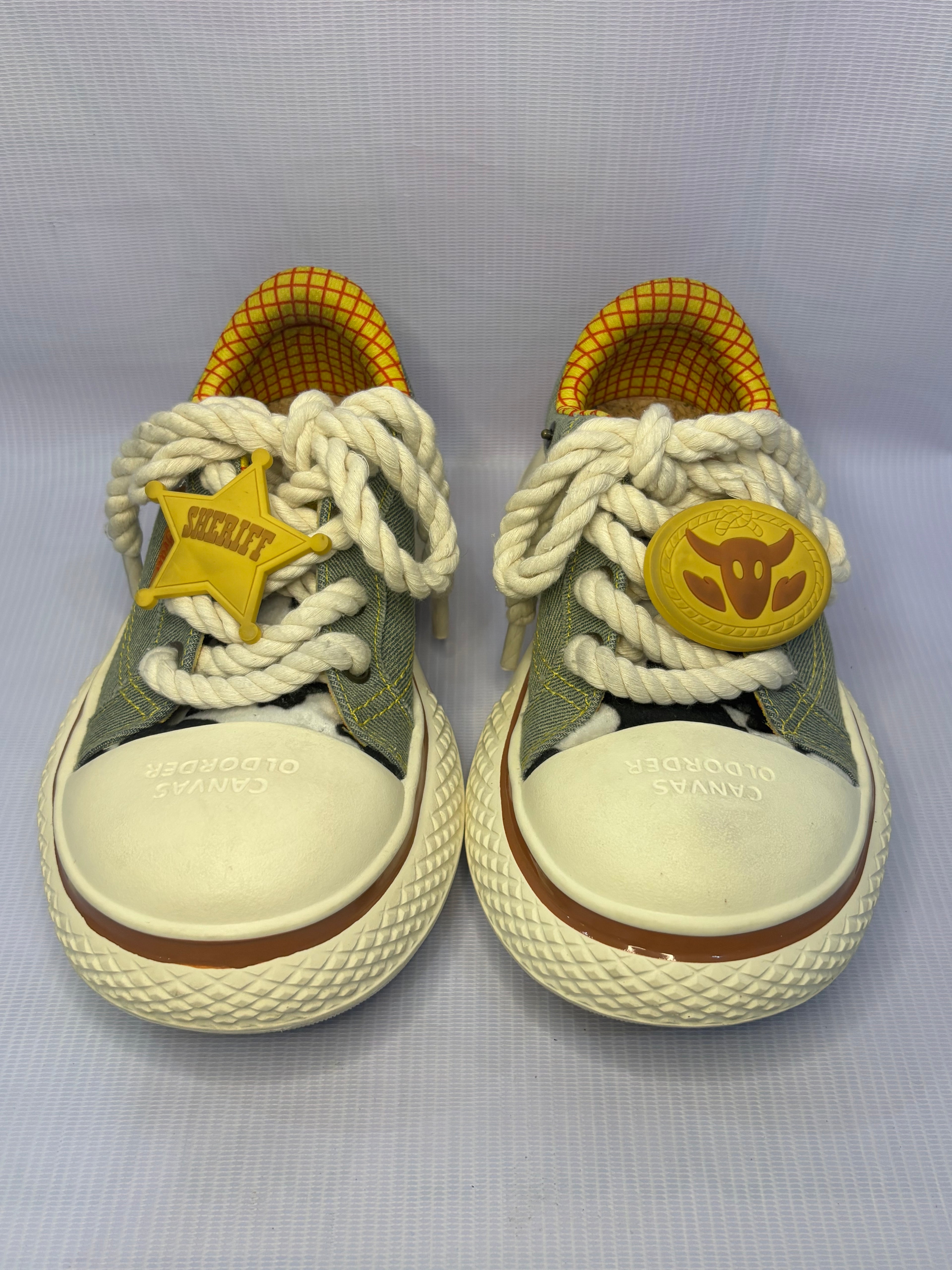 EUR 37 Sage Green Denim Old Order Men Shoes