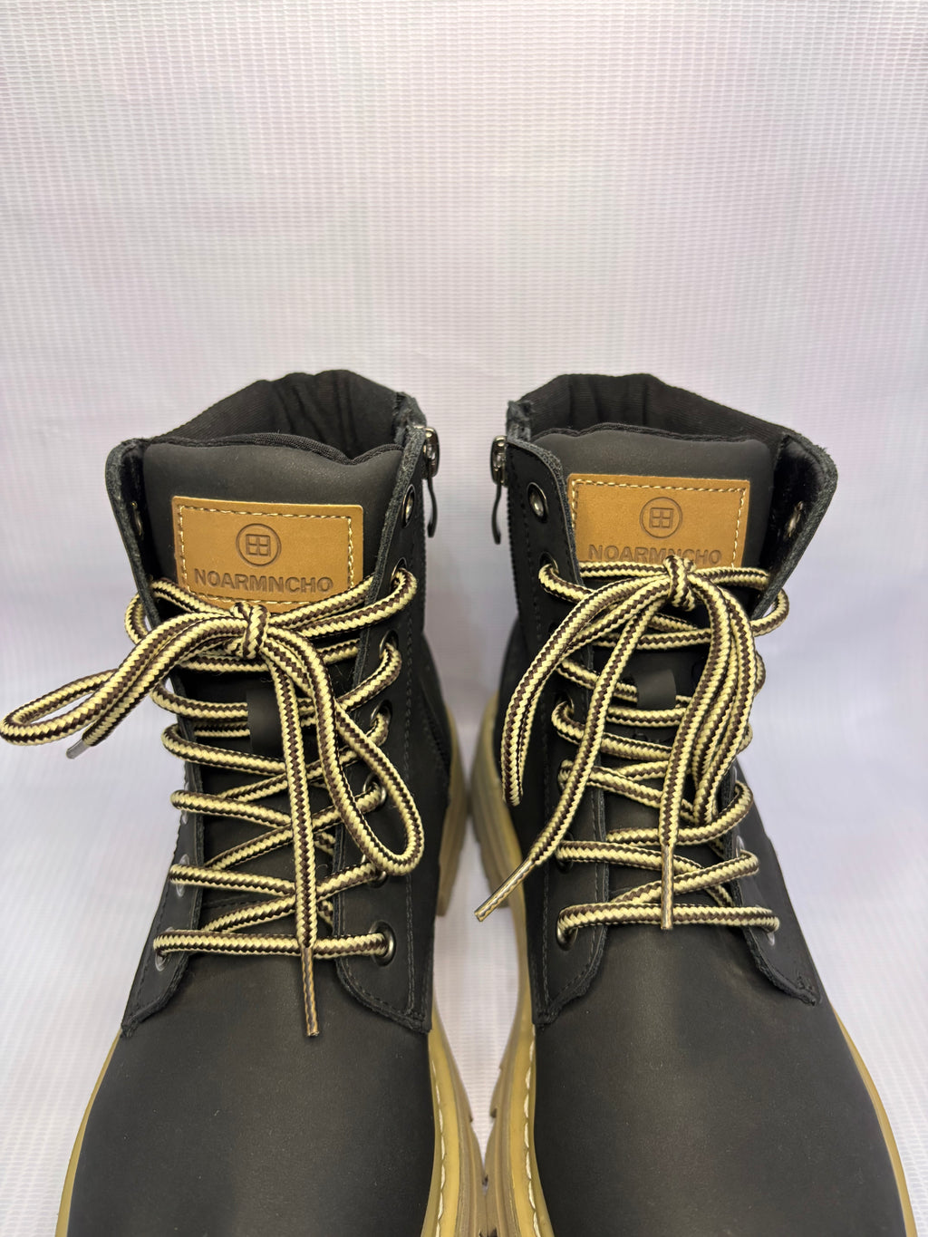 EUR 36 Matte Black Men Combat Shoes