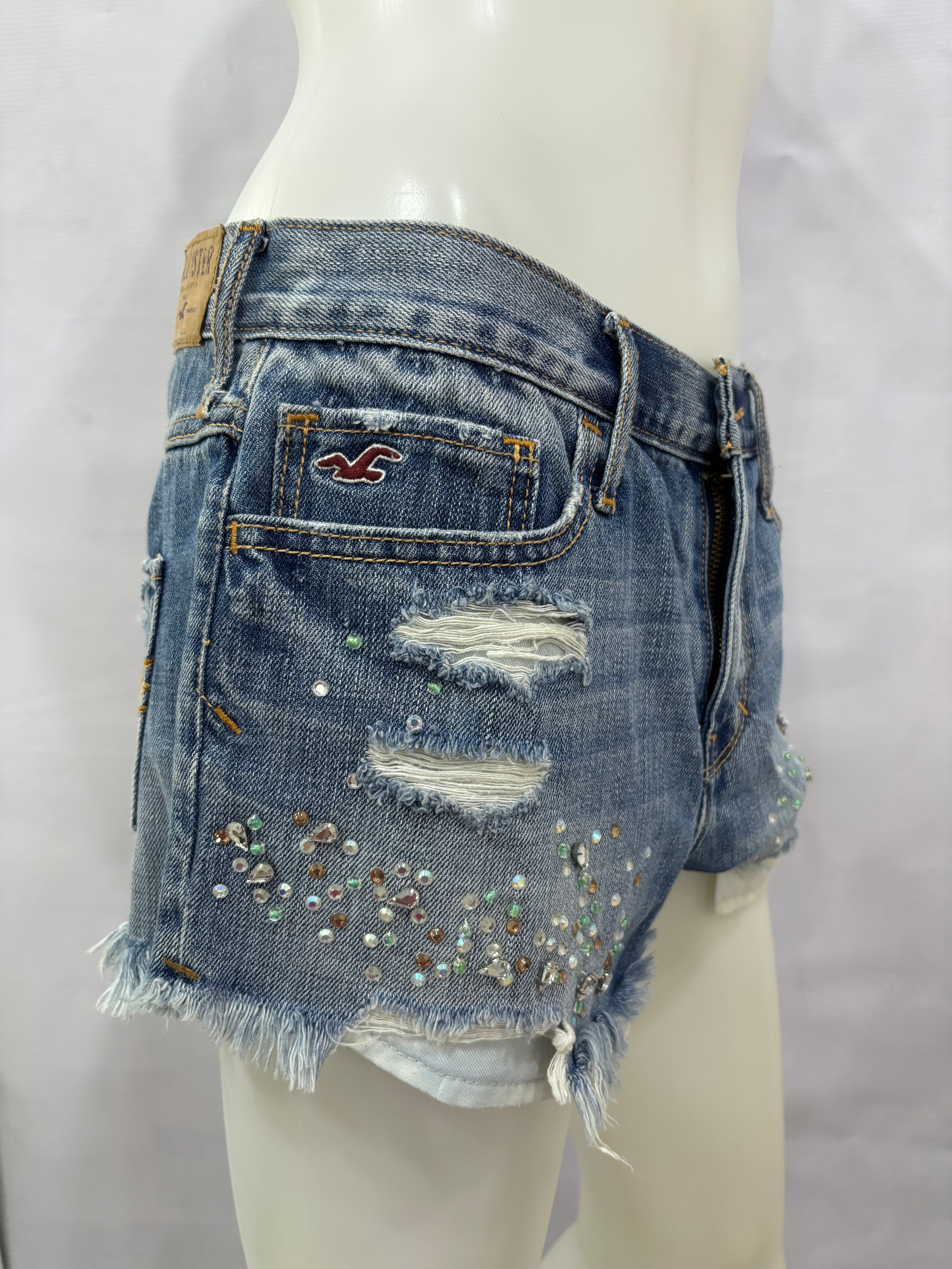 Small Blue Denim Hollister Women’s Short