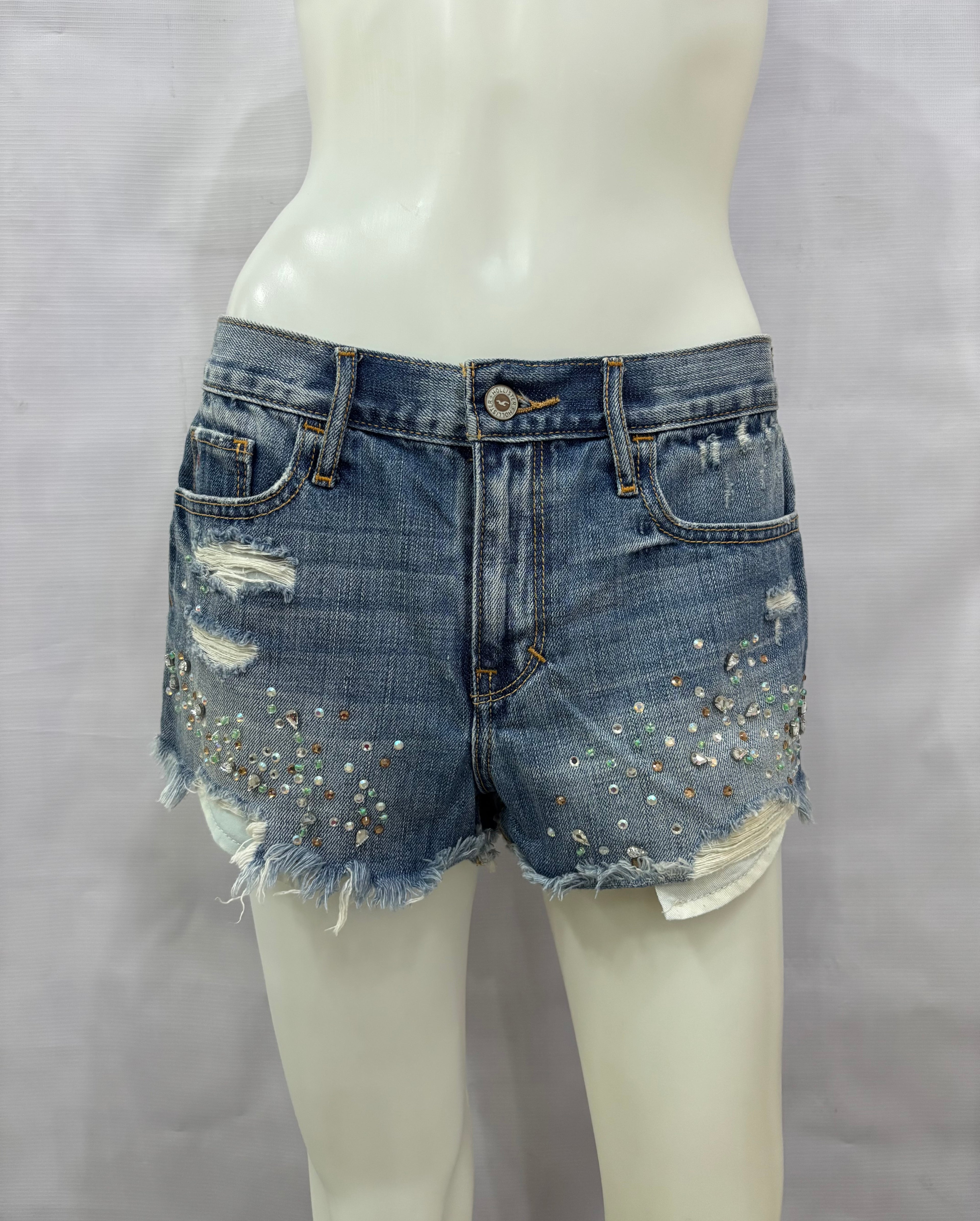 Small Blue Denim Hollister Women’s Short