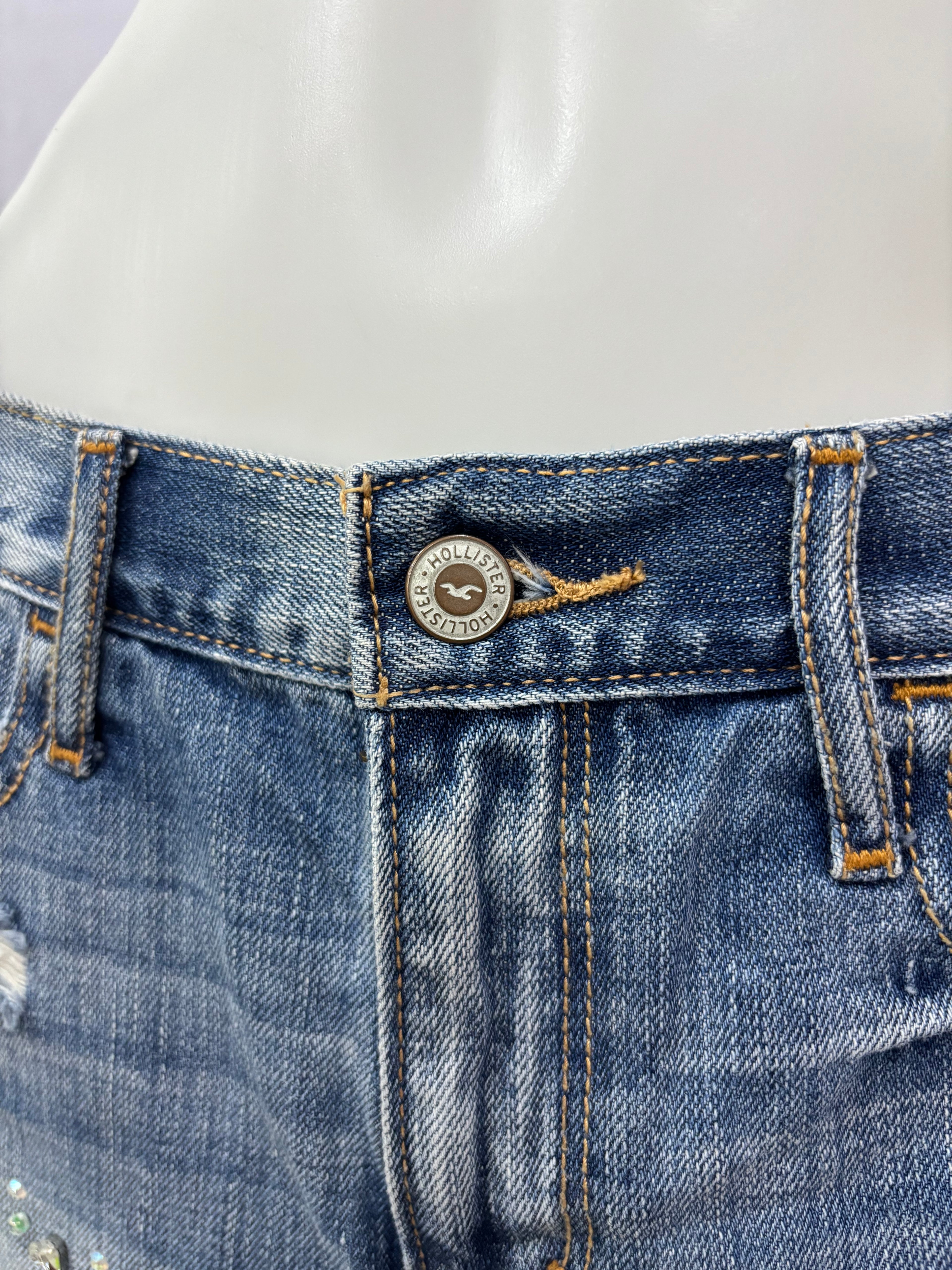 Small Blue Denim Hollister Women’s Short
