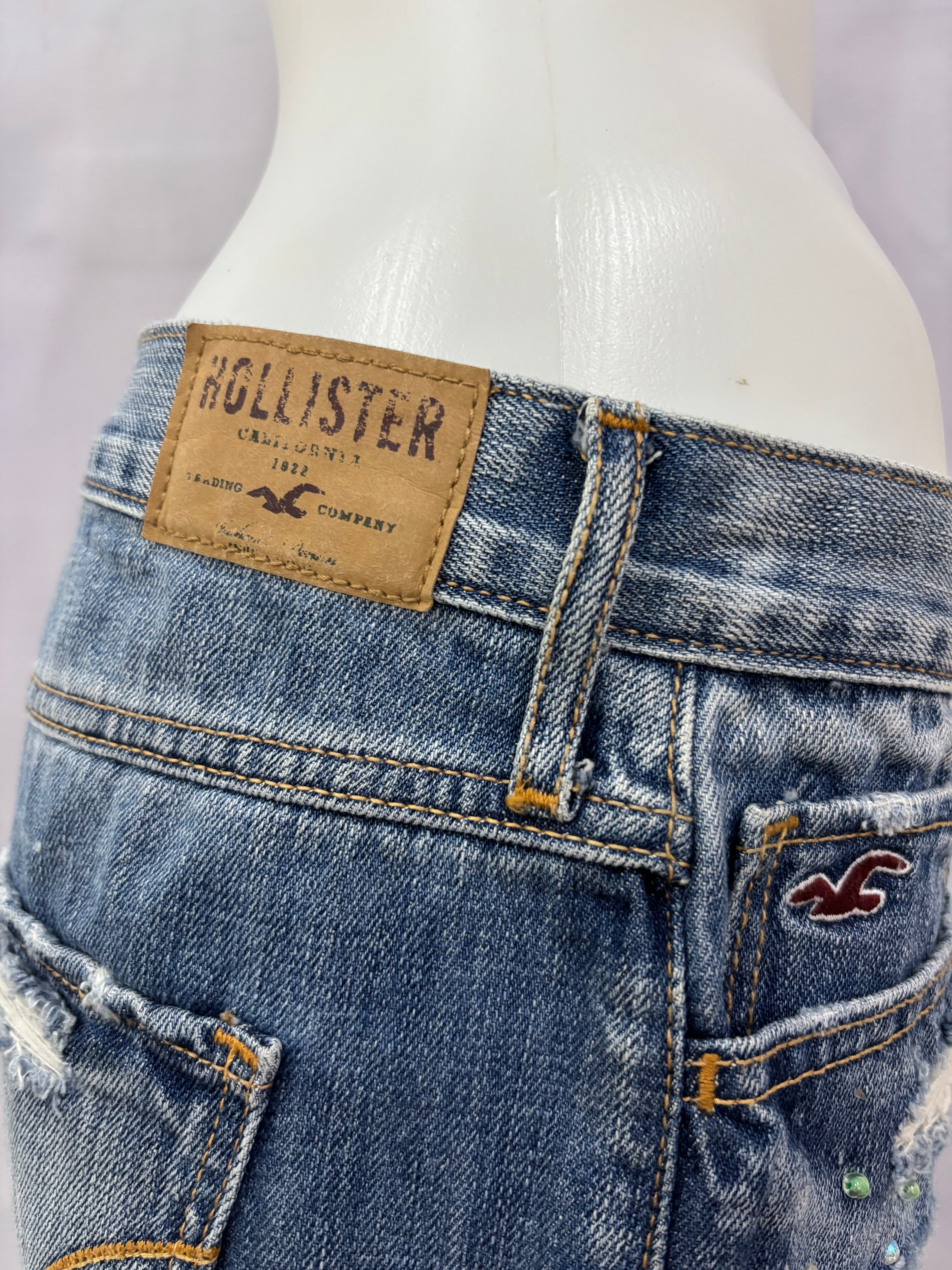 Small Blue Denim Hollister Women’s Short