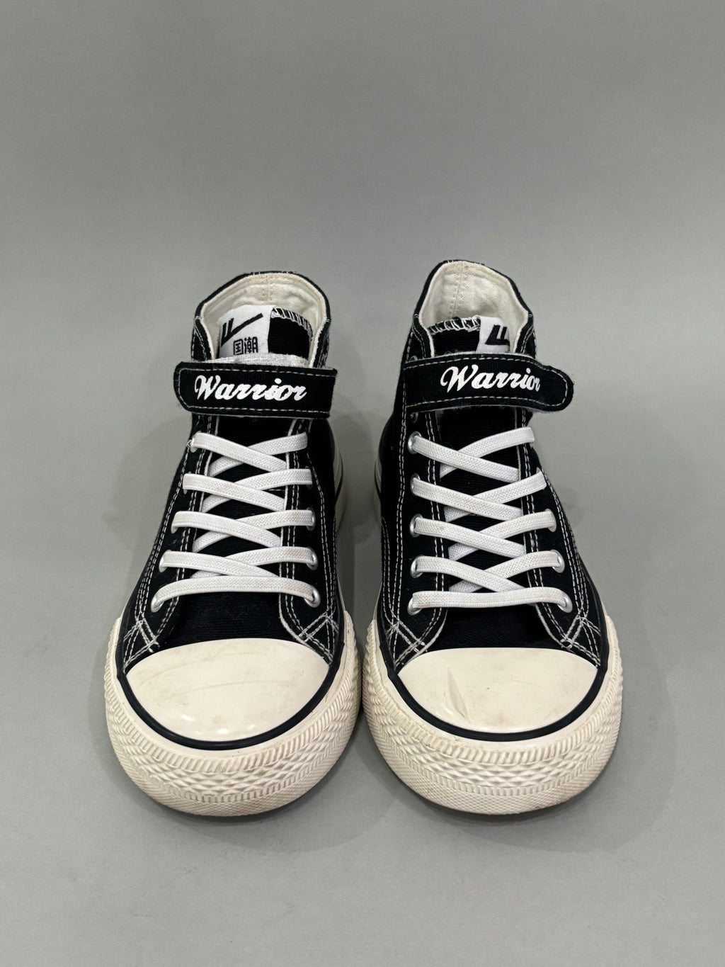 EUR 37 Black & White Hip-Top Canvas Sneaker Shoes