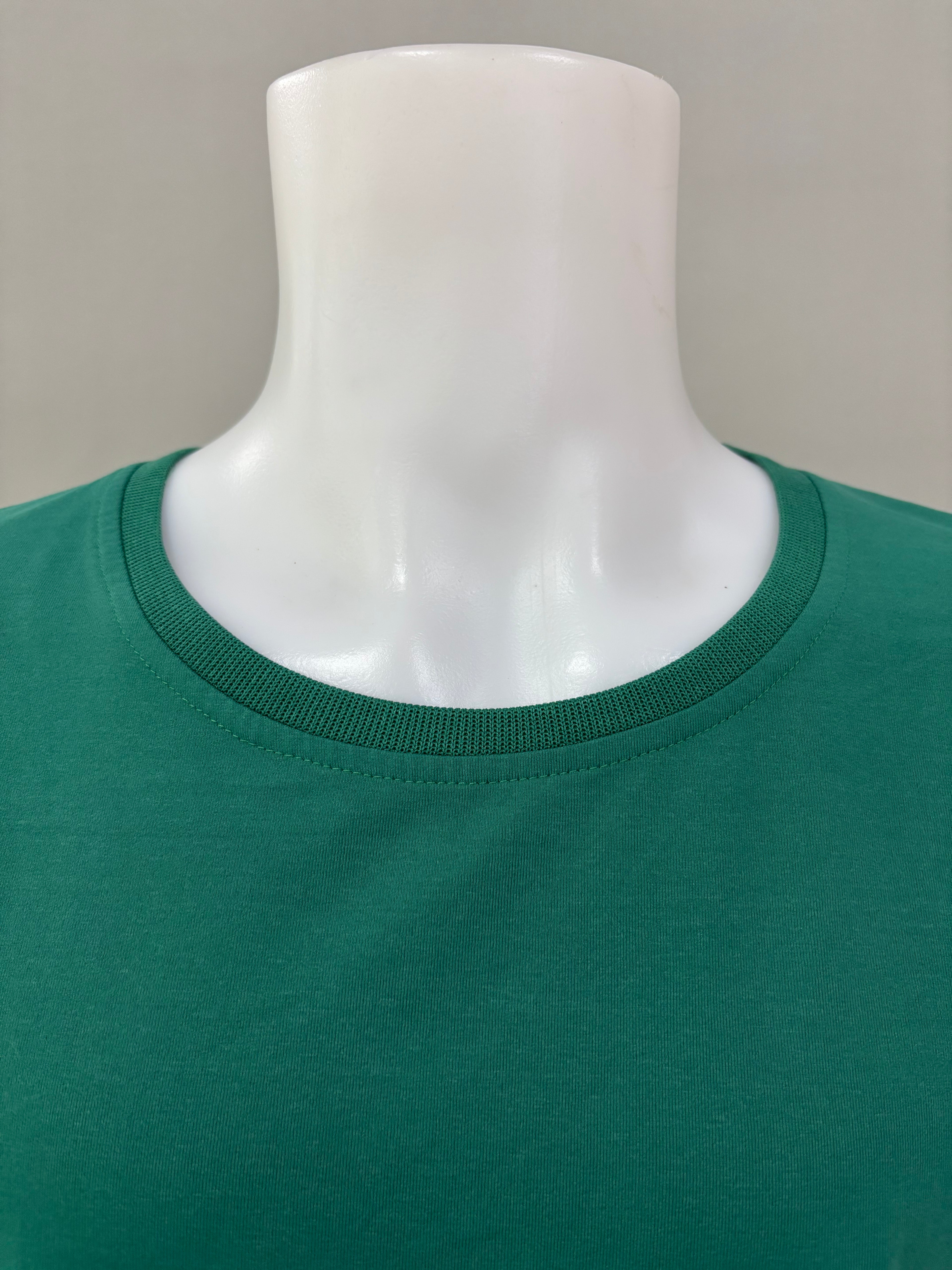 5XL Deep Green Oversized Men T-shirt