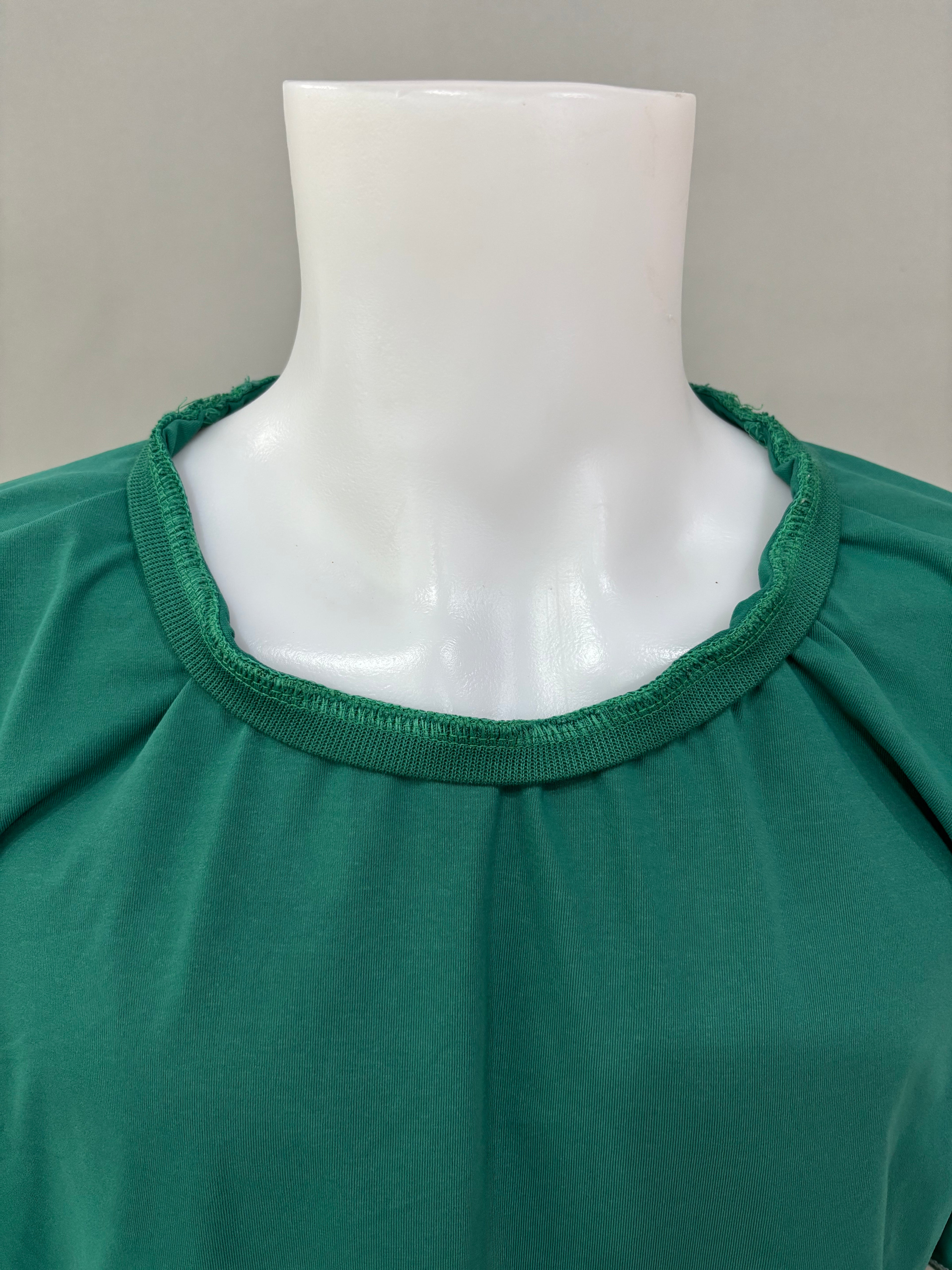 5XL Deep Green Oversized Men T-shirt