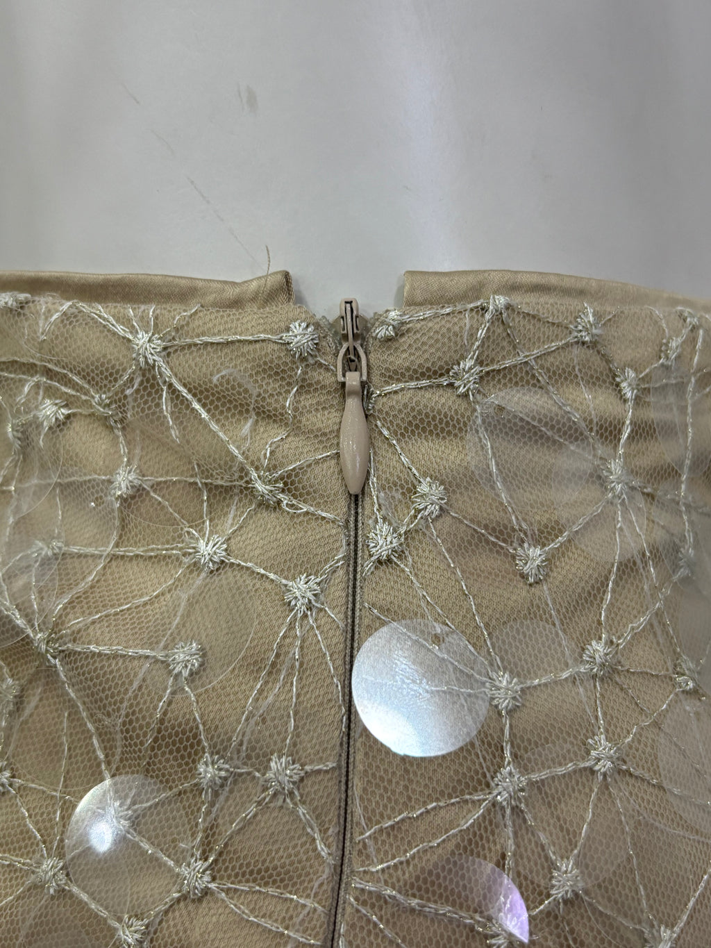 Small Khaki/Beige Women’s Mini Skirt
