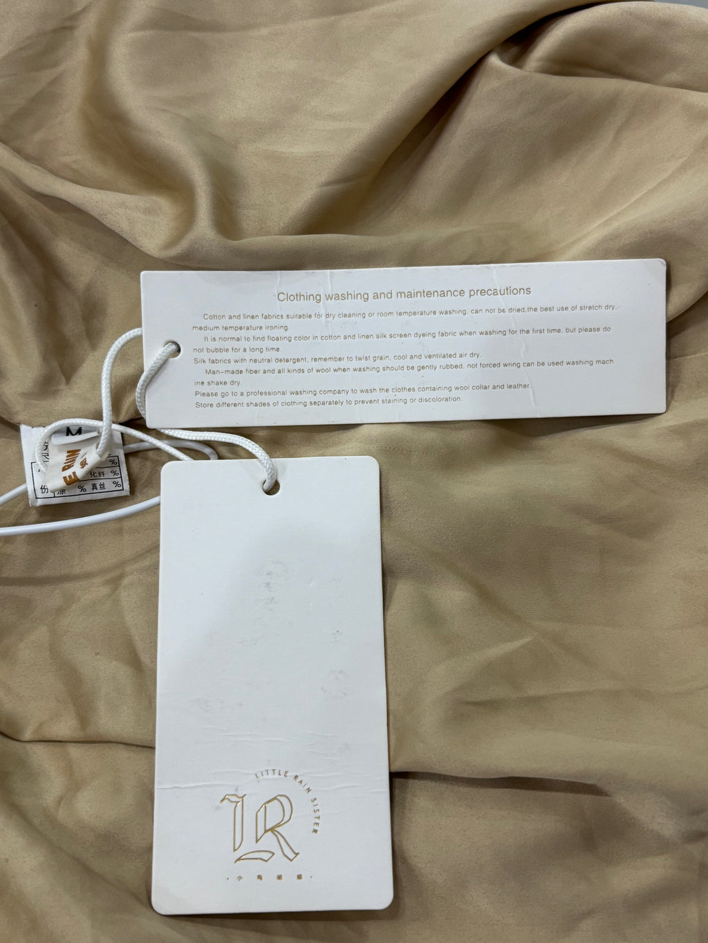 Small Khaki/Beige Women’s Mini Skirt