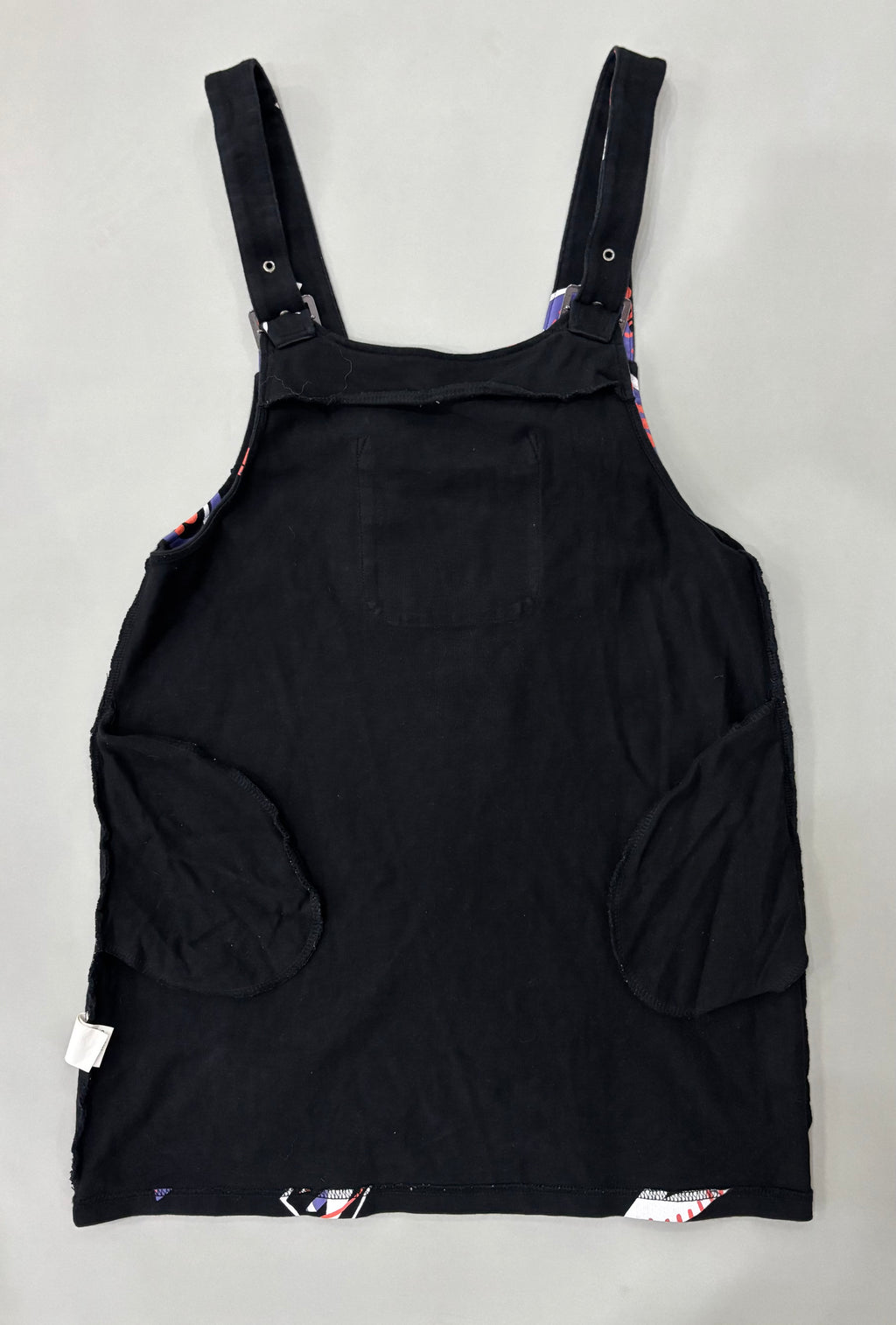 Small Black School Print Overalls Women’s Dress
